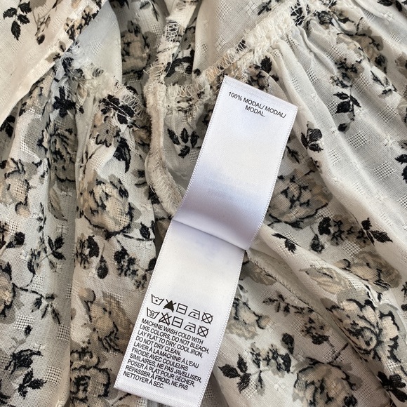 2/$25 Lucky Brand ladies blouse with peplum. Size XS. 100% modal fabric. - Picture 10 of 10